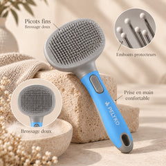 Picots fins à embouts protecteurs de la brosse autonettoyante PELYKO